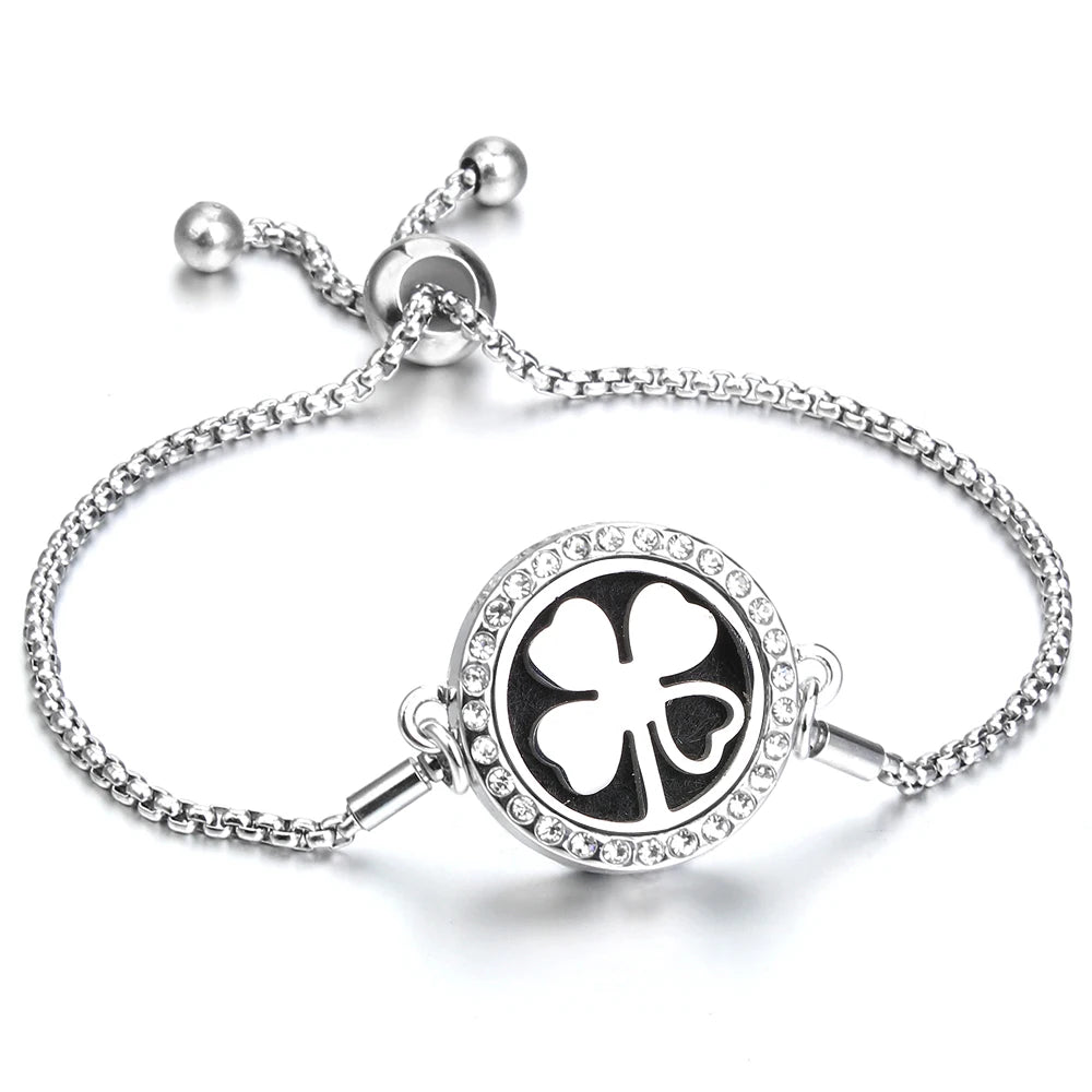 Adjustable Aromatherapy Bracelet – Aroma Perfume Essential Oil Diffuser Jewelry